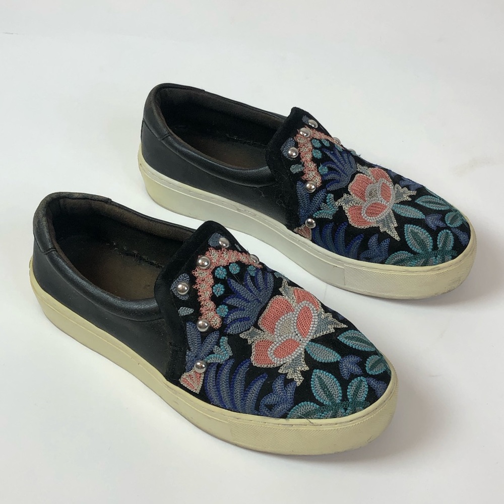 Rebecca Minkoff embroidered slip-on sneakers